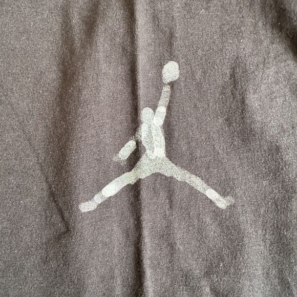 Nike Air Jordan 1 Anti Gravity Machines Graphic T-Shirt Men's XXL Black Sneakers - Picture 5 of 8